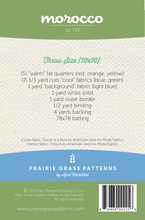 Load image into Gallery viewer, #125 - Morocco PAPER Pattern