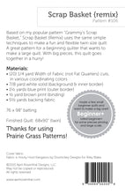 Load image into Gallery viewer, #106 - Scrap Basket Remix PAPER Pattern