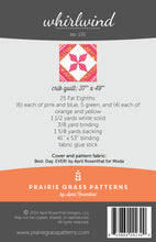 Load image into Gallery viewer, #131 - Whirlwind PDF Pattern