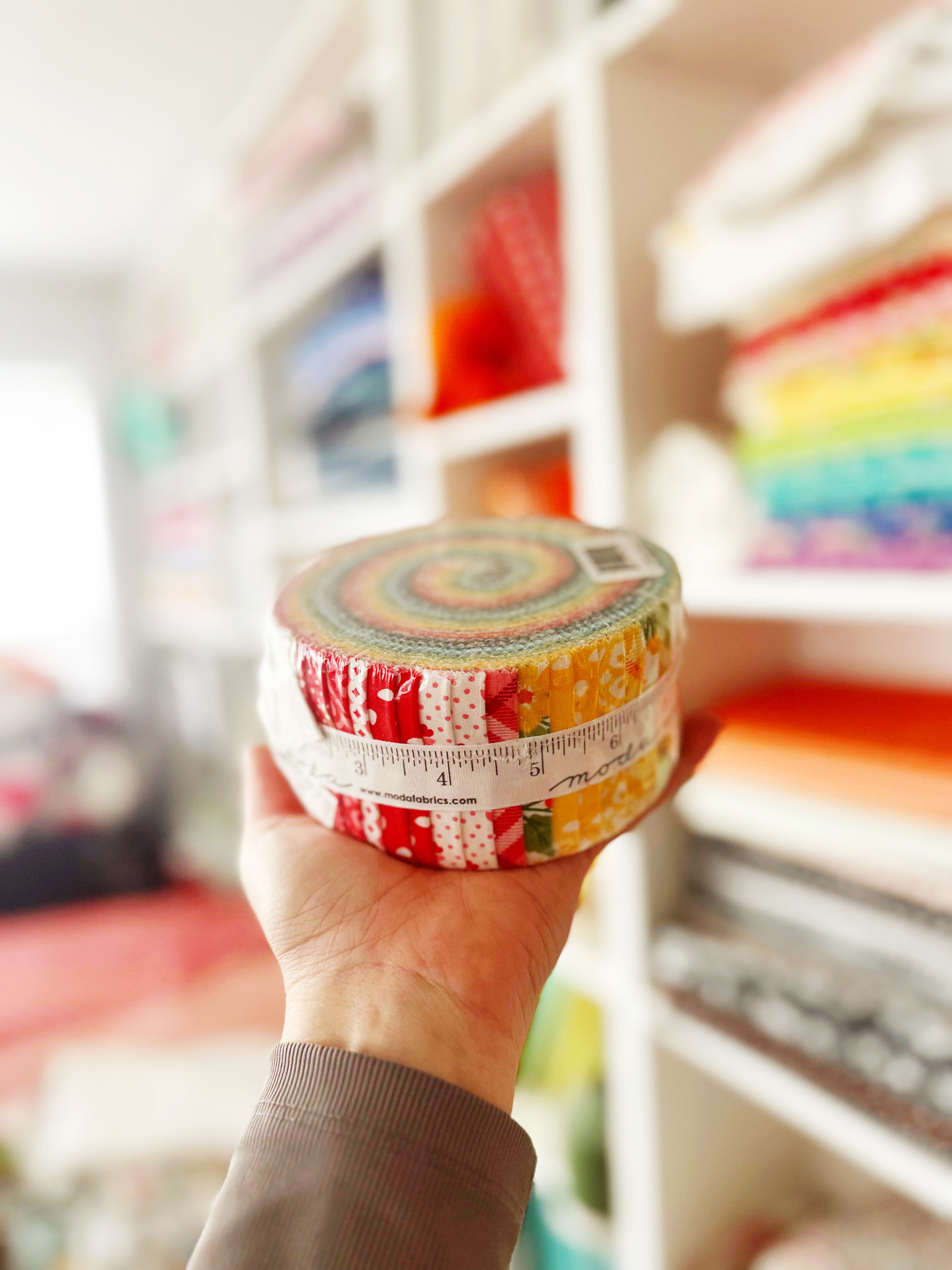 All Weather Friend Jelly Roll in Original Moda Ribbon – Prairie Grass ...