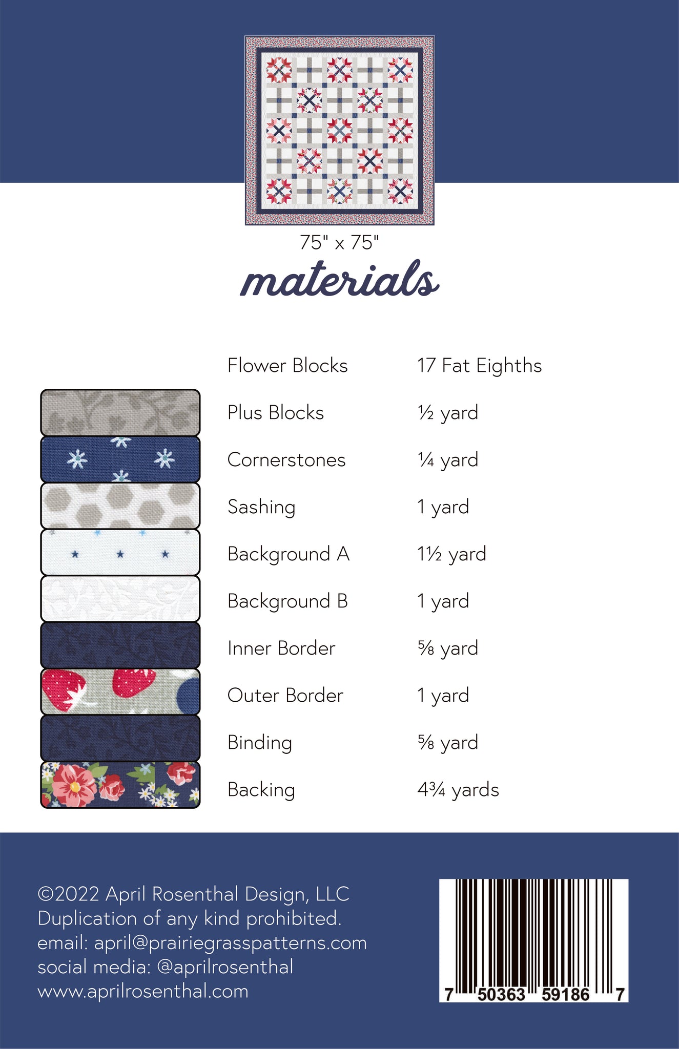 Bliss Patterns #186 - Blossom Bliss Quilt Paper Pattern – Prairie Grass Patterns