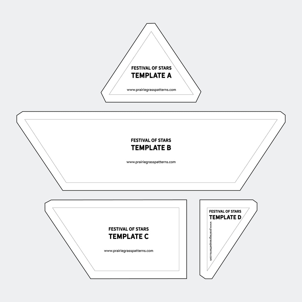 Festival of Stars Acrylic Templates