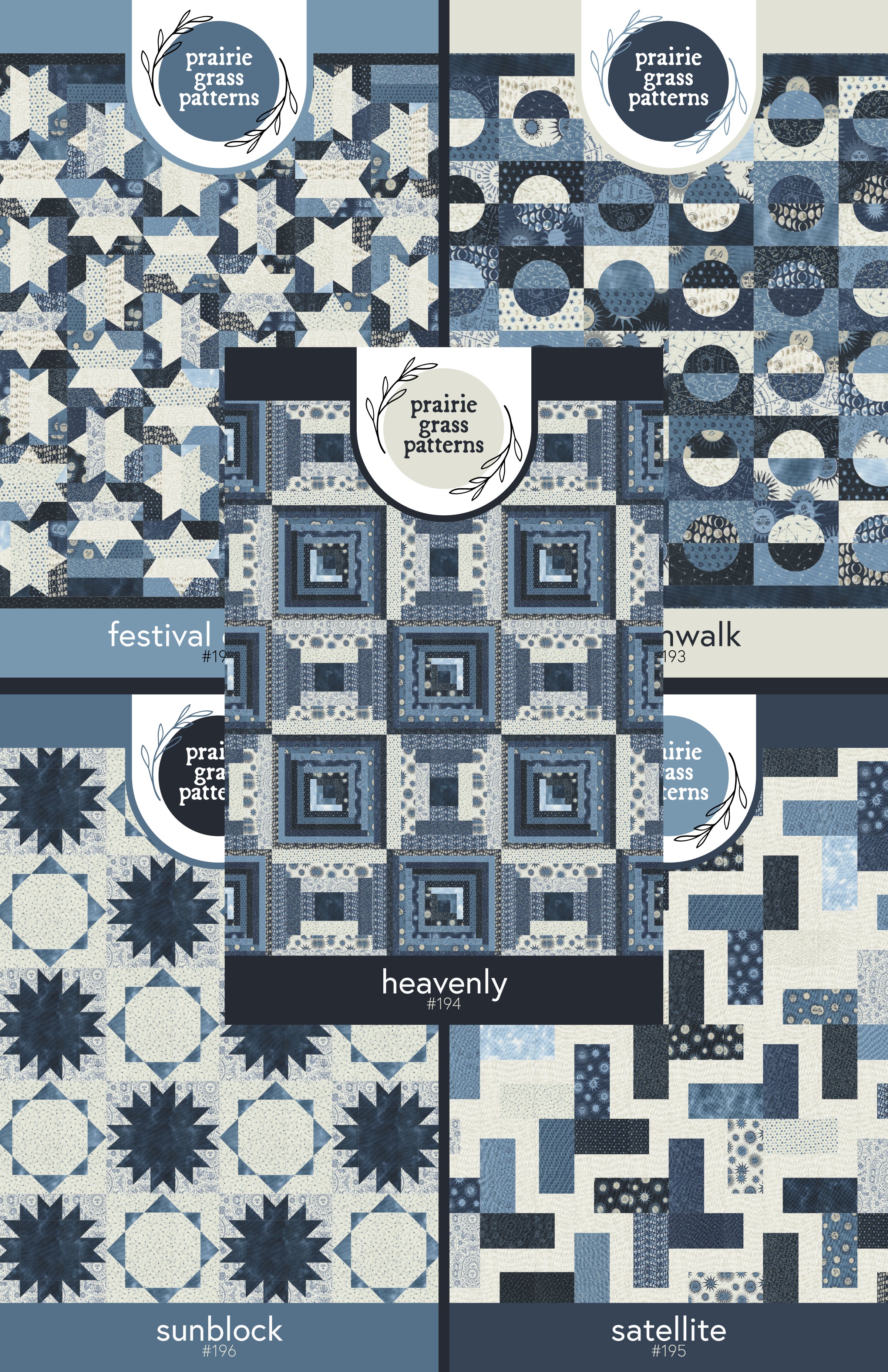 Starry Sky Pattern Bundle – Prairie Grass Patterns