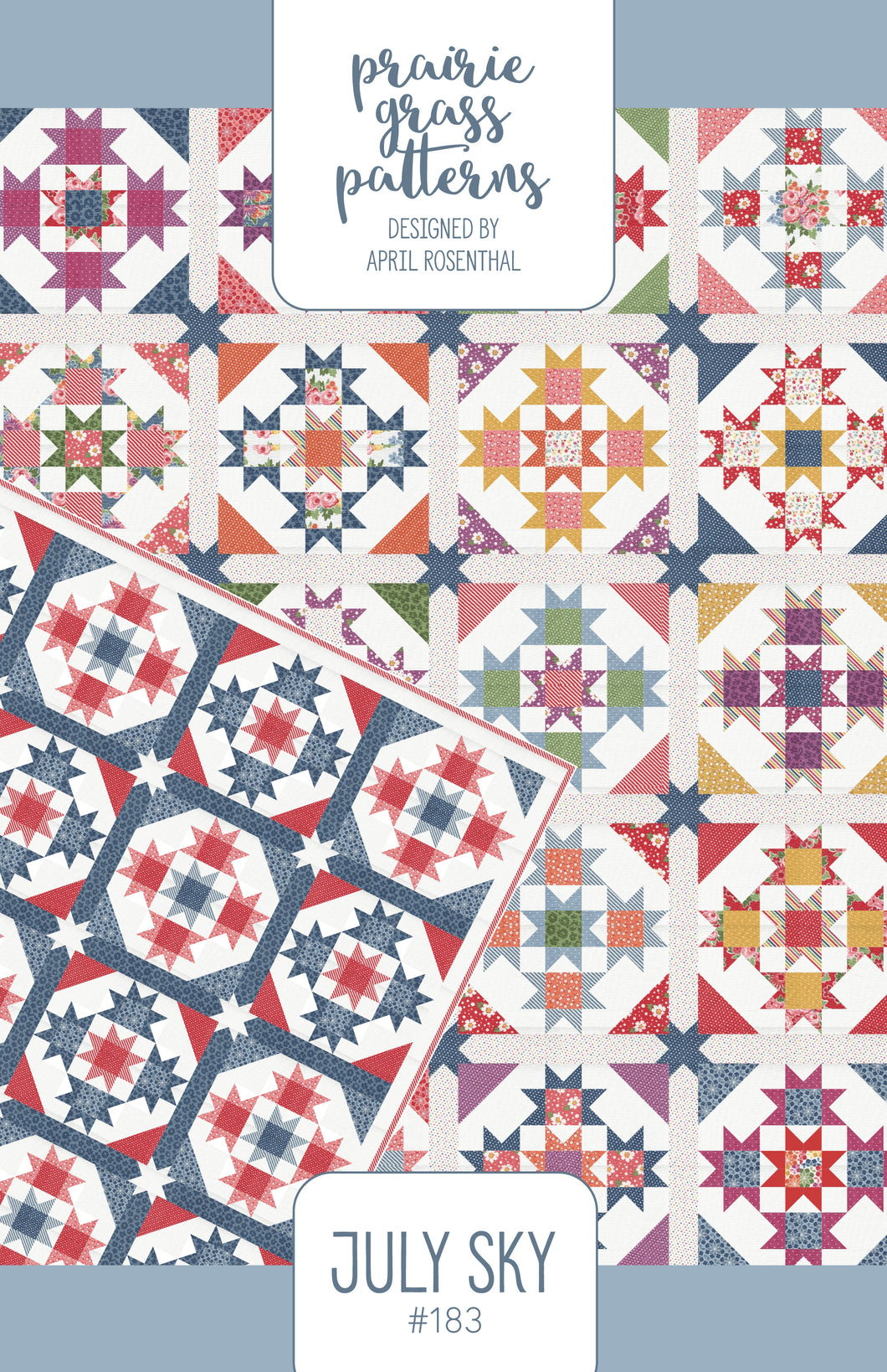 #183 - July Sky PAPER Quilt Pattern