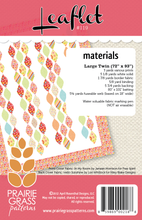Load image into Gallery viewer, #119 - Leaflet PAPER Pattern
