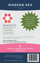 Load image into Gallery viewer, #130 - Modern Hex PDF Pattern
