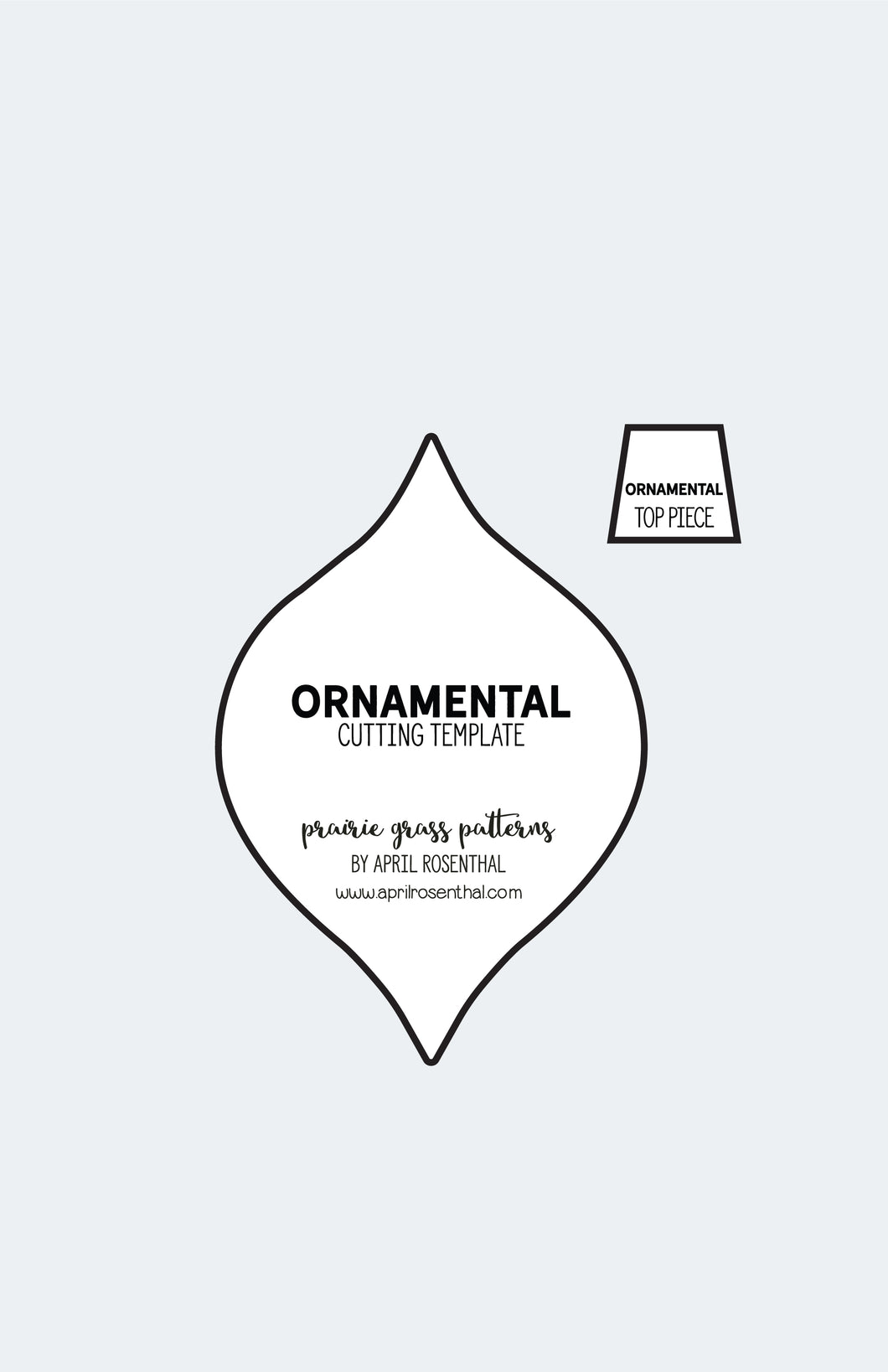 Ornamental Acrylic Template