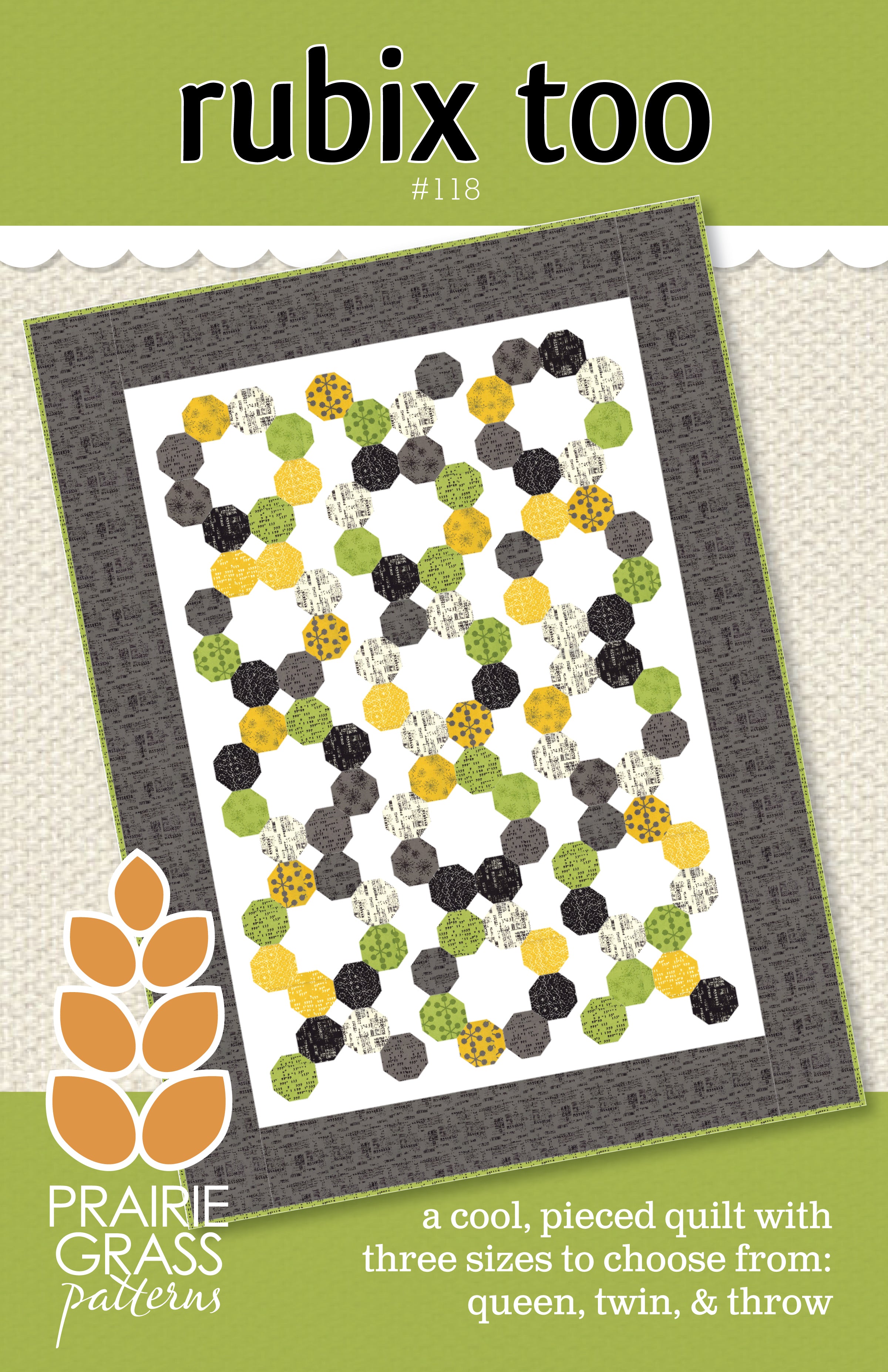 #118 - Rubix TOO PDF Pattern – Prairie Grass Patterns