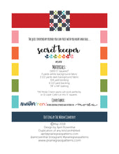 Load image into Gallery viewer, #149 - Secret Keeper PAPER Pattern
