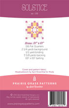 Load image into Gallery viewer, #136 - Solstice PDF Pattern
