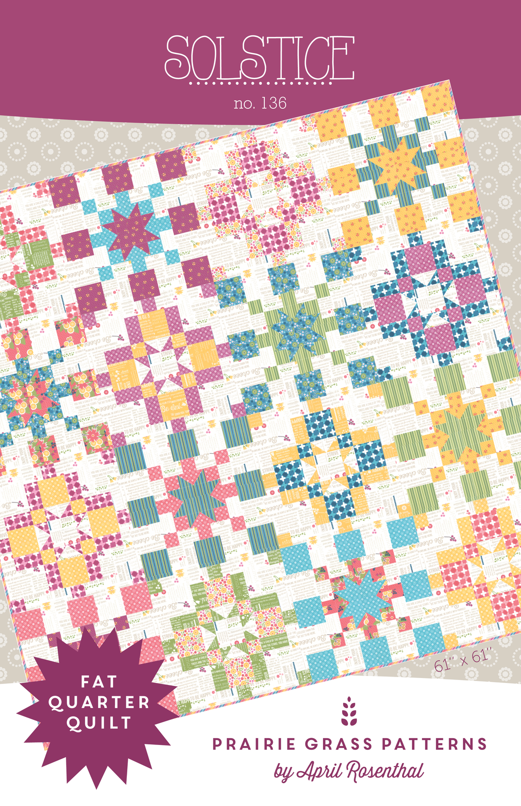 #136 - Solstice PDF Pattern